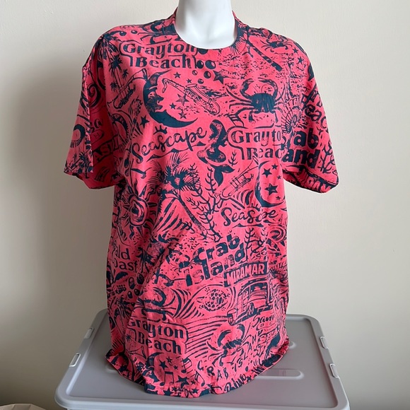 WeeKenD SpEcIaL!!!  3 for 25.00CORAL - UNISEX - CRAB ISLAND / DESTIN BEACH TEES - Picture 1 of 6